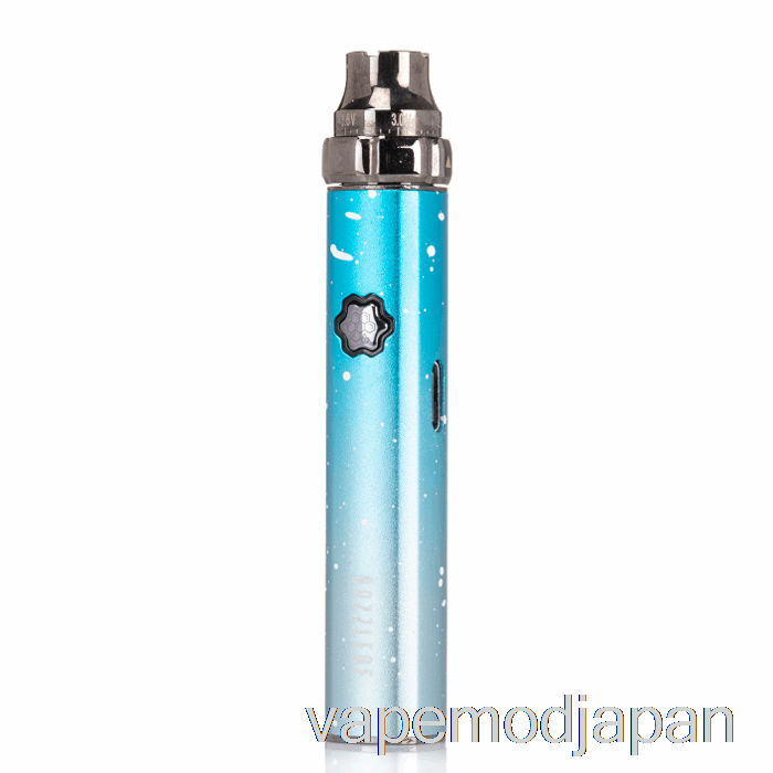 VAPE ジャパン ダズリーフ スクアリ トップツイスト 510 バッテリー スカイブルー スプラッター